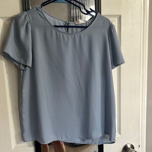 Light blue shirt with lightweight material